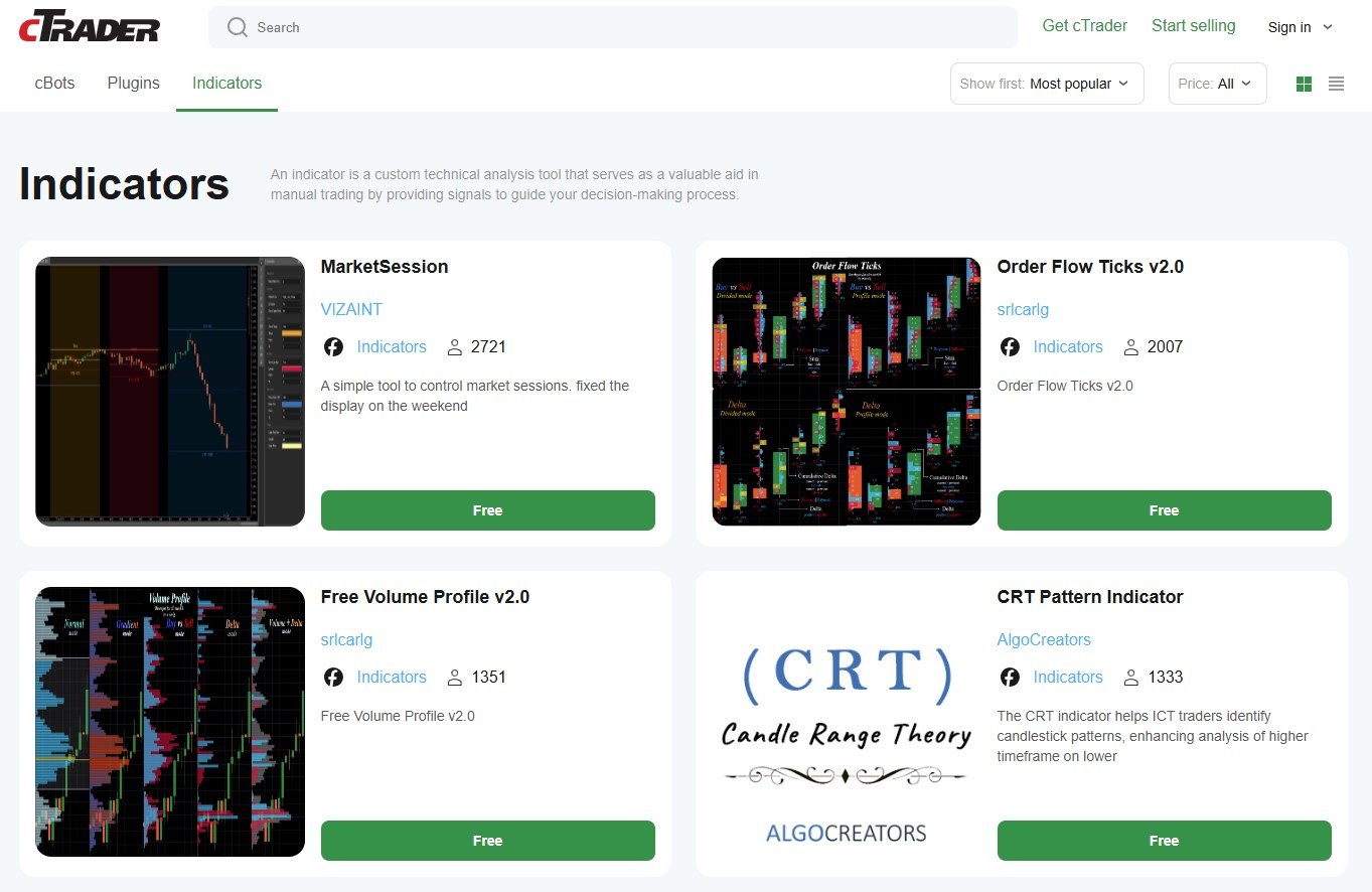cTrader Store