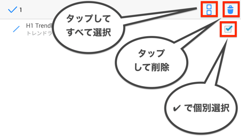 MT4・MT5スマホアプリ オブジェクト削除