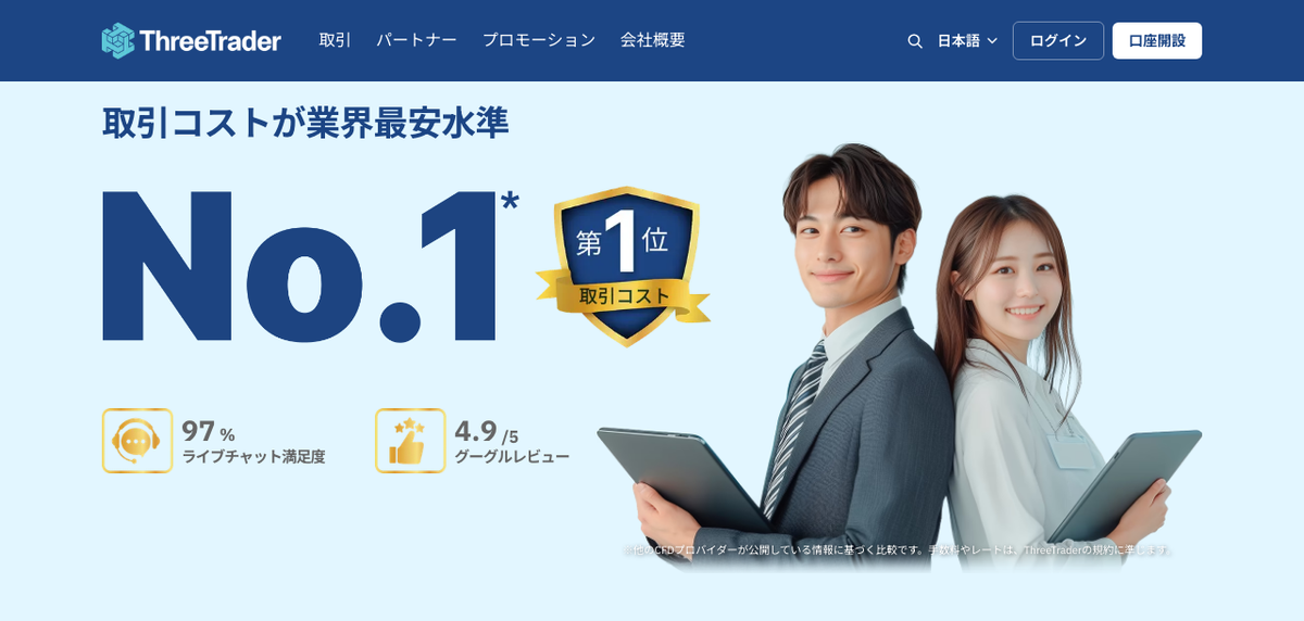 ThreeTraderの公式サイト