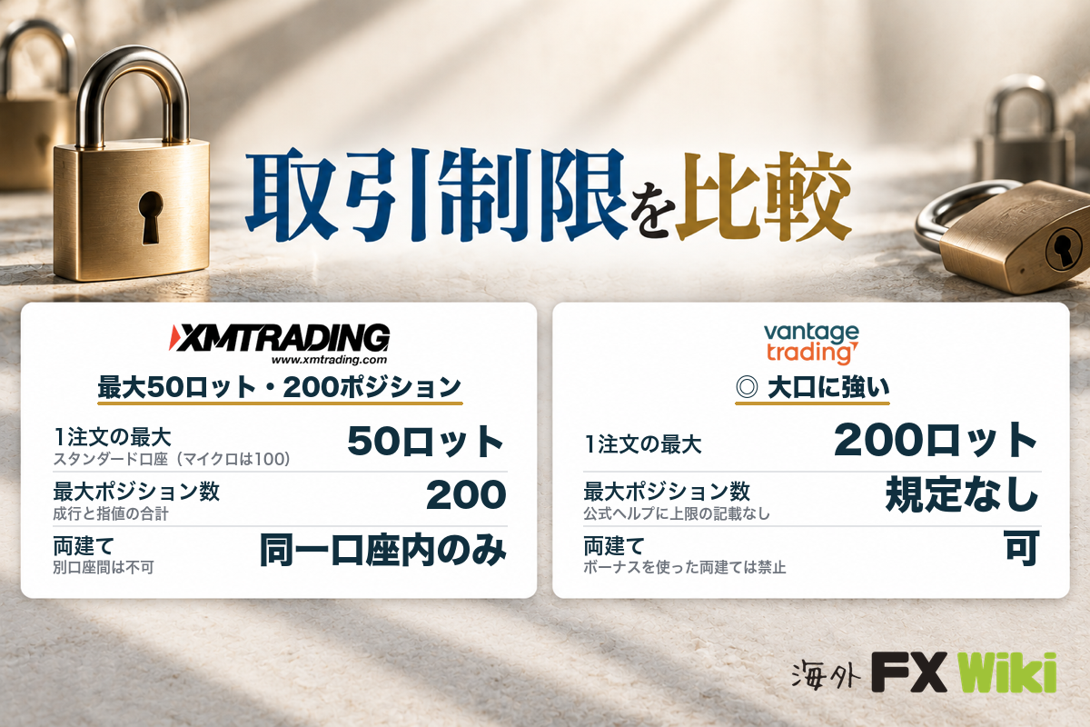取引制限を比較